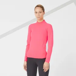 Laufshirt langarm Damen nahtlos - Skincare rosa M