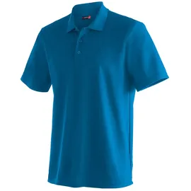 Maier Sports Ulrich Kurzarm-poloshirt - Imperial Blue - L