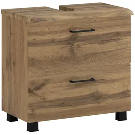 WELLTIME Waschbeckenunterschrank Trento 60 x 54 cm Braun