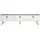 moebel17 Tv-Lowboard 180x46,3x35 cm Weiß Kunststoff