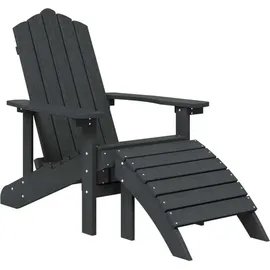 vidaXL Adirondack-Gartenstuhl 83 x 92 x 83 cm weiß 2 St.