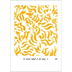 Paper Collective - Comfort Poster 30 x 40 cm, gelb