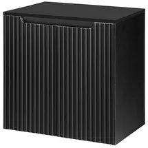 [en.casa] Waschbeckenunterschrank Skelbolu 2 Türen 60 x 60 x 40 cm Schwarz