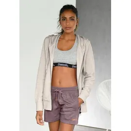 bench. loungewear Relaxshorts Damen mauve-meliert Gr.48/50
