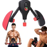 Oberschenkeltrainer ( Einstellbar - Winkel und Stärke ) Beckenboden Trainer Damen und Herren, Multifunktionaler Beintrainer für Zuhause, Hüfttraining + Armtraining + Zählbares Design