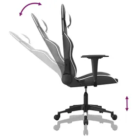 vidaXL Gaming-Stuhl Kunstleder Schwarz