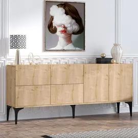 CaliCosy Octavia 180 x 80 x 40 cm Eiche