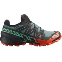 SALOMON Herren Trailrunningschuhe SHOES SPEEDCROSS 6 GTX Noat/Black/Chert, Größe 43 1⁄3 in Grau North Atlantic/Black/Cherry Tomato