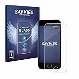Savvies Panzer Schutz Glas für Apple iPhone SE 2016 9H Hartglas, Anti-Fingerprint, Displayschutz