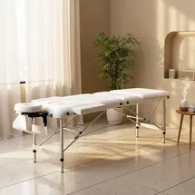 Homcom Massageliege Weiß, 215B x x 61-84H cm