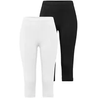 VIVANCE active Caprileggings Damen 1x weiß, 1x schwarz