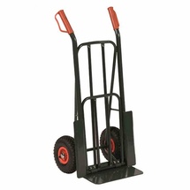 Fort Profi Sackkarre aus Stahl in anthrazit, 52x110 cm, Bereifung: luftbereift, mit Luftrad