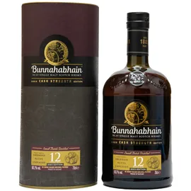 Bunnahabhain 12 Jahre Cask Strength 60,1% vol 0,7 l Geschenkbox