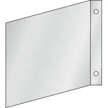 nvent hoffman Fahnenschild Decken- oder Wandmontage, Typ: 01150