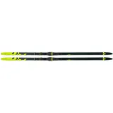 Fischer Sports Langlaufski SUPERLITE CROWN EF XTRA STIFF SET / - gelb|schwarz