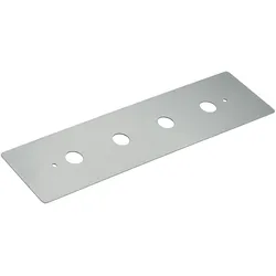 sichtbare Montageplatte chrom