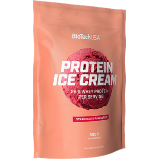 Biotech USA Protein Ice Cream, 500g - Erdbeere