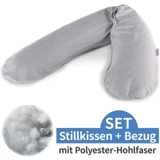 Stillkissen "Das Original" mit Polyesterhohlfaser-Füllung inkl. Bezug 190 cm Farbe: 33 Punkte Grau