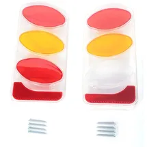 Peruzzo Rücklichtglas Set re+li, Silber, Einheitsgröße