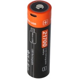 AccuCell 4000mAh Li-Ion 21700er Li-Ion-Akku 21700 mit 3,7 Volt 4000mAh 14,8Wh, 21,3x76,3mm mit USB-C Ladeanschluss zum Nachladen