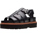 CLARKS Plateau-Sandaletten Damen Schwarz 39,5