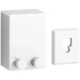 Qusedwey Ausziehbare Wäscheleine, Ausziehbares Wäschetrocknerseil Aus Edelstahl, Platzsparender Wäscheständer, Langlebig, Einfache Installation