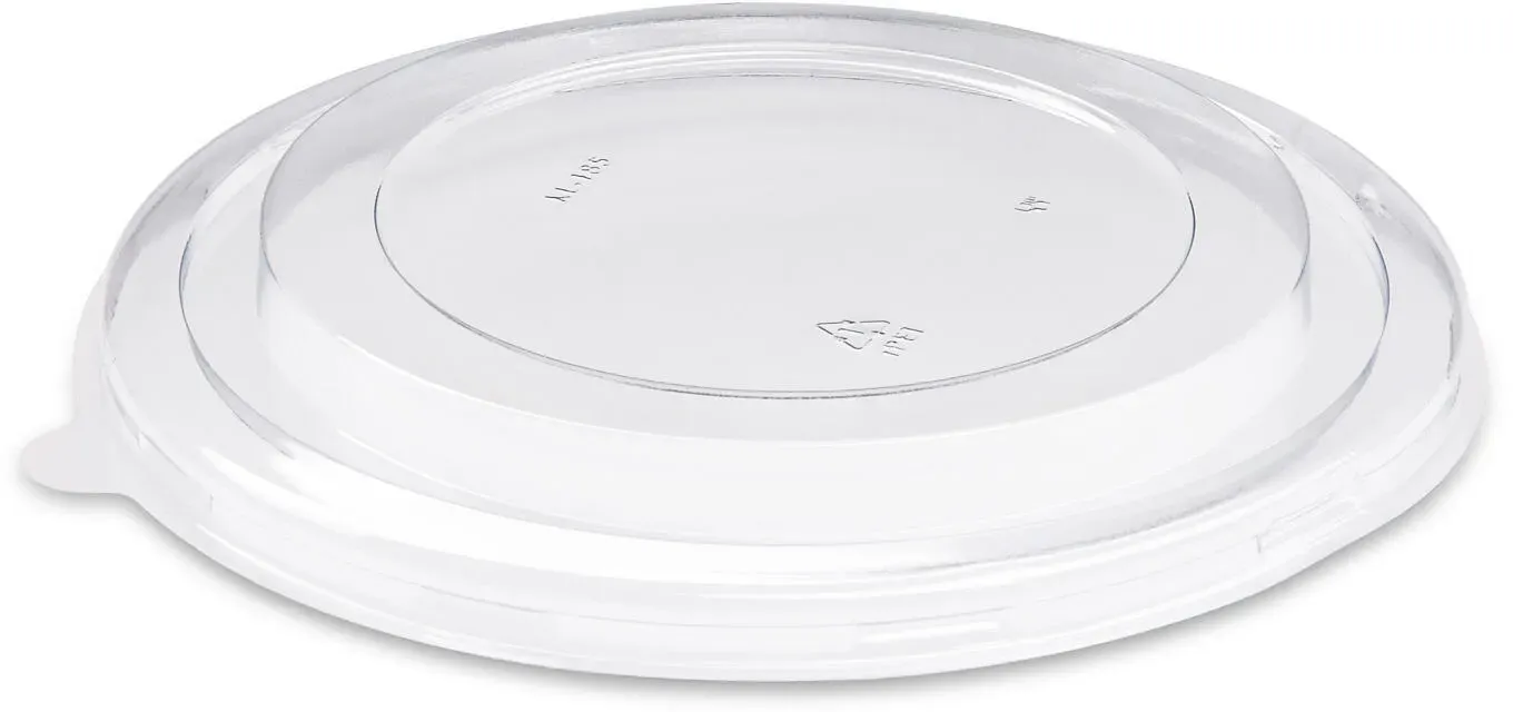Deckel transparent O185mm aus rPET für Salatschalen Feinkostschalen, 50 Stk.