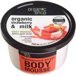 Organic Shop, Bodylotion, Strawberry Milk (Körpercreme, 250 ml)