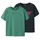 NAME IT Jungen Nkmbenno 2P Ss Nreg Top Box Pb, Bottle Green, 134-140 (2er Pack) - 134-140