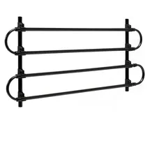 fudajo Hundegitter 83-145 cm Schwarz 40 cm