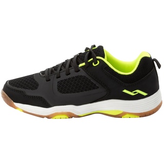 Pro Touch Unisex Rebel Iv Volleyball-Schuh, Schwarz Gelbes Licht G, 45 1/3 EU