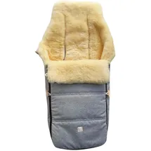 Kaiser Baby, Kinderwagen Fusssack, Kaiser Lammfell Fusssack Dublas 2.0, light grey melange