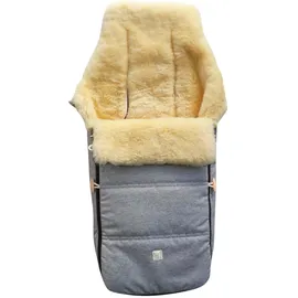 Kaiser Baby, Kinderwagen Fusssack, Kaiser Lammfell Fusssack Dublas 2.0, light grey melange
