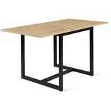 IDMarket - Esstisch, ausziehbar, rechteckig, Detroit für 4-8 Personen, Industriedesign, 80-160 cm