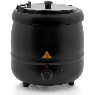 Mahlzeit Suppentopf elektrisch mit herausnehmbarem Edelstahl Einsatz 35-80°C regelbar Thekentopf Gastro Suppenwärmer für Buffet Catering Gastro und Deckel | bis 80°C, | Warmhaltebehälter Essen, Thekenkessel, Suppenwarmhaltebehälter
