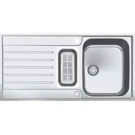 Franke Argos AGX 251 G Edelstahl + Druckknopfventil