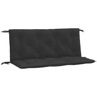 vidaXL Bankauflage 120 x 50 x 7 cm schwarz 2 St.