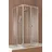 WELLTIME Badewannenaufsatz WELLTIME "Summer", grau (chromfarben), B:104cm H:140cm, Duschwände, Badewannenfaltwand, Glaswand bestehend aus 6 Elementen