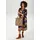 Aniston CASUAL Blusenkleid Blumendruck Beige/Blau/Braun 50