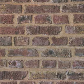 A.S. Création Steintapete Elements Tapete in Backstein Optik Vliestapete braun rot beige 10,05 m x 0,53 m - Braun/Rot/Beige