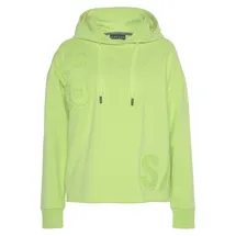 ELBSAND Kapuzensweatshirt mit Logostickerei Limone L