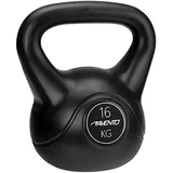 Avento Plastic Concrete 16kg Kettlebell - Black - 16 kg