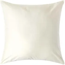 Homescapes Kissenbezug Luxus 80 x 80 cm Creme