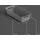ProHome Aufbewahrungskorb 0,7L mit Griffen 20 x 10 x 5 cm schwarz