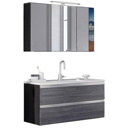 Badezimmer in Silber/ Eichefarbe 'Arezzo'