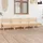 vidaXL Garten-Lounge-Set 4-tlg. Kiefer Massivholz braun