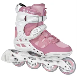 Inlineskates POWERSLIDE "Phuzion Argon Rose 80" Gr. 38, rosa (rosa, weiß), Inlineskates_Rollschuhe_Schlittschuhe, 38, Kunstfaser, Lederimitat