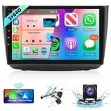 【8 Kern 2+64G】Hodozzy Carplay Autoradio für Mercedes-Benz Viano 2004-2011/Vito 2010-2015, Android Autoradio mit Navi,10 Zoll Touchscreen mit Android Auto/Mirror Link/WiFi/GPS/RDS/FM/Bluetooth/USB/DSP