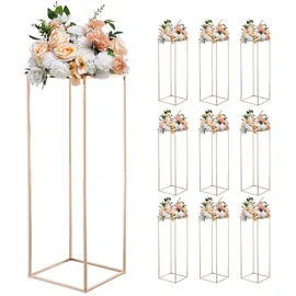 Vevor Hochzeitsblumenständer 28 x 28 x 80 cm Roségold