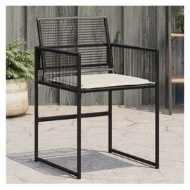 vidaXL Gartenstuhl 54 x 66 x 24,5 cm schwarz 4 St.